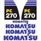 Komatsu PC270-8 LC Decals