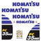 Komatsu PC35MR-5 Decal Kit - Mini Excavator