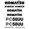 Komatsu PC58UU Decal Kit - Mini Excavator