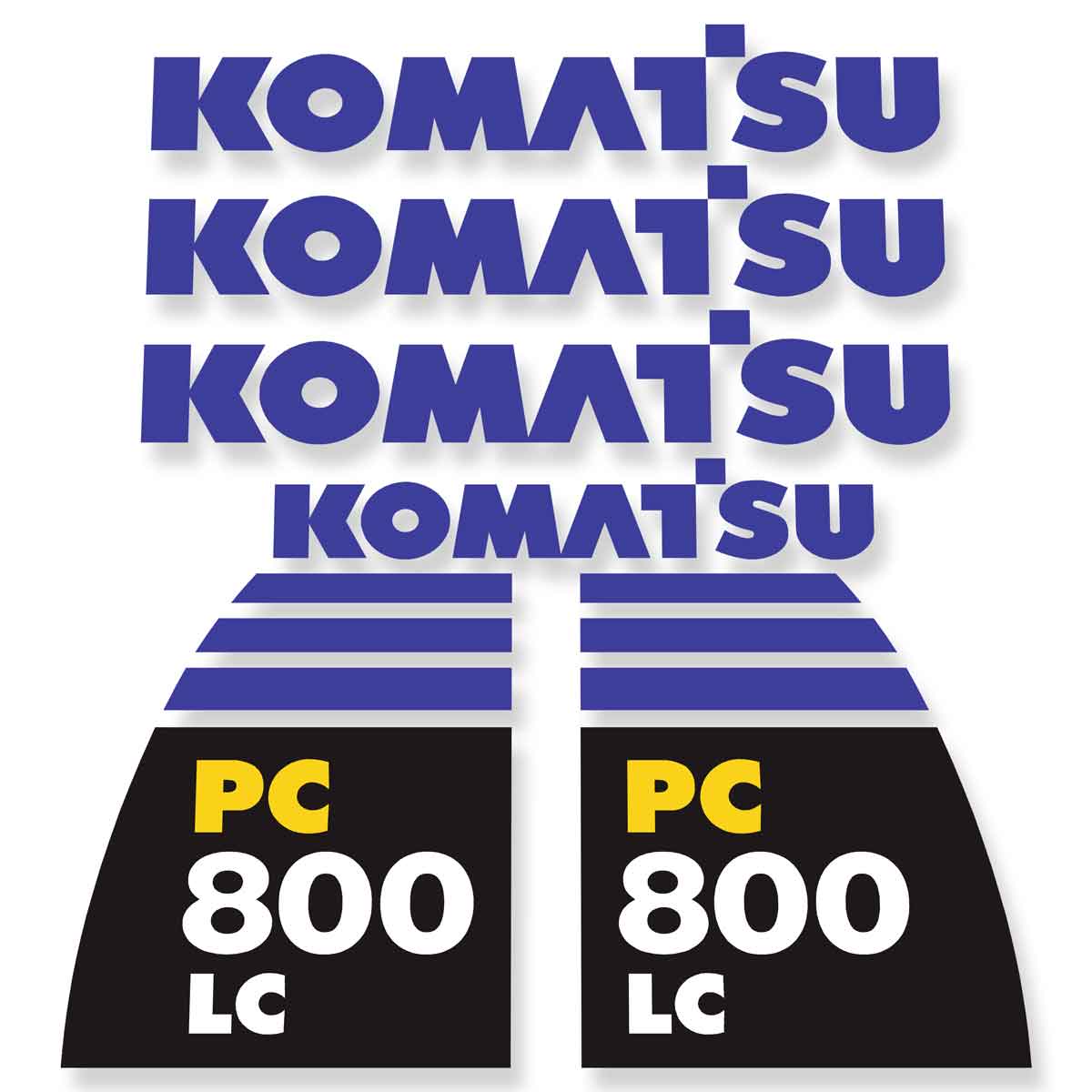 Komatsu PC800-8 LC Decals