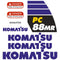 Komatsu PC88MR - 10 Decal Kit - Excavator