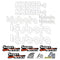 Kubota KX080-4 Euro Style Decal Kit - Mini Excavator