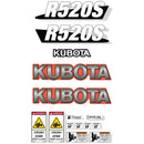Kubota R520S Decals