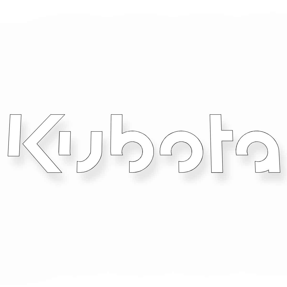 Kubota Decal - Euro Style