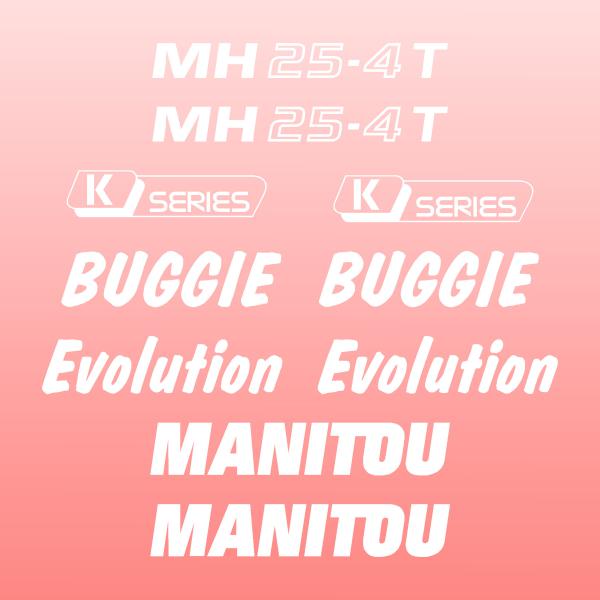 Manitou MH25-4 T - Buggie Decal Kit - Forklift