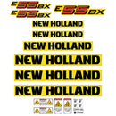 New Holland E55B X Decal Kit - Mini Excavator