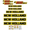 New Holland E55B X Decal Kit - Mini Excavator