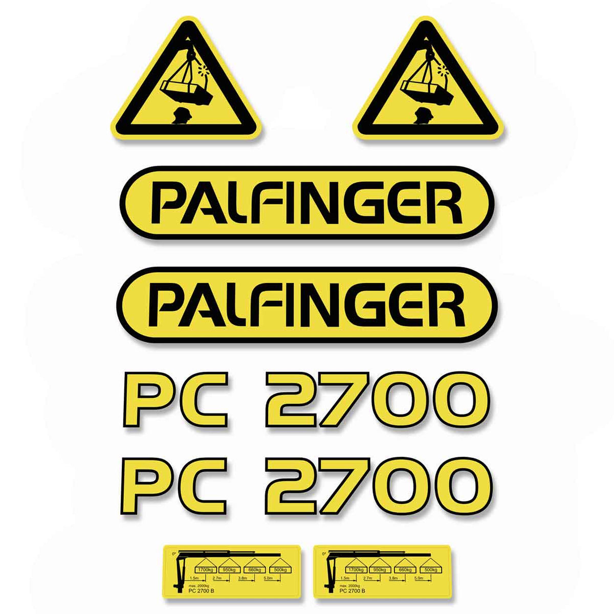 Palfinger PC2700 Decals