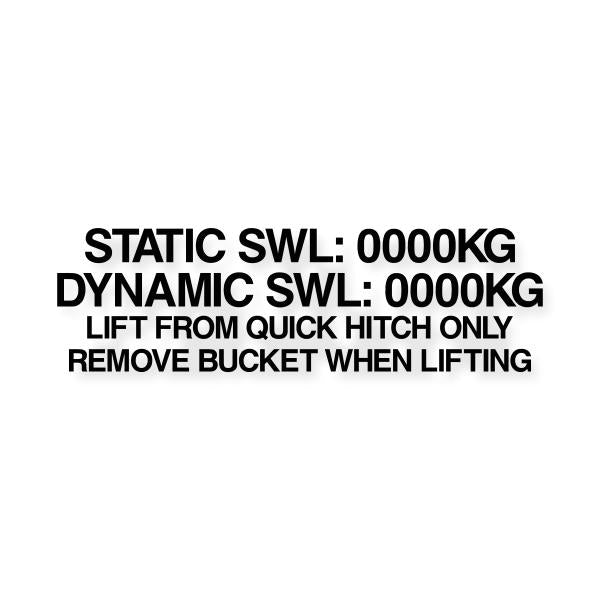 SWL STATIC DYNAMIC DECAL STICKER