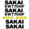 SAKAI SW770HF Decal Kit - Roller