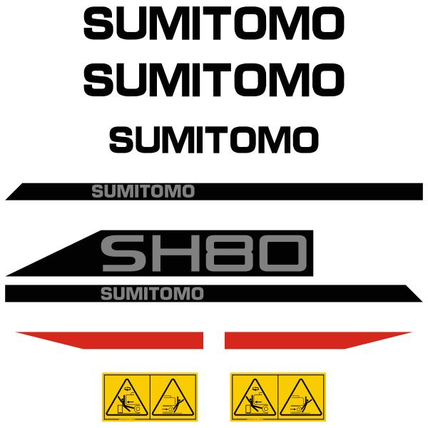 Sumitomo SH80-6 B Decal Kit - Excavator