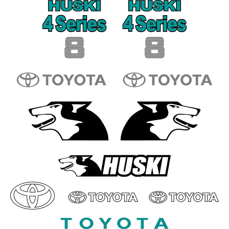 Toyota Huski 4SDK8 Decal Kit - Skid Steer