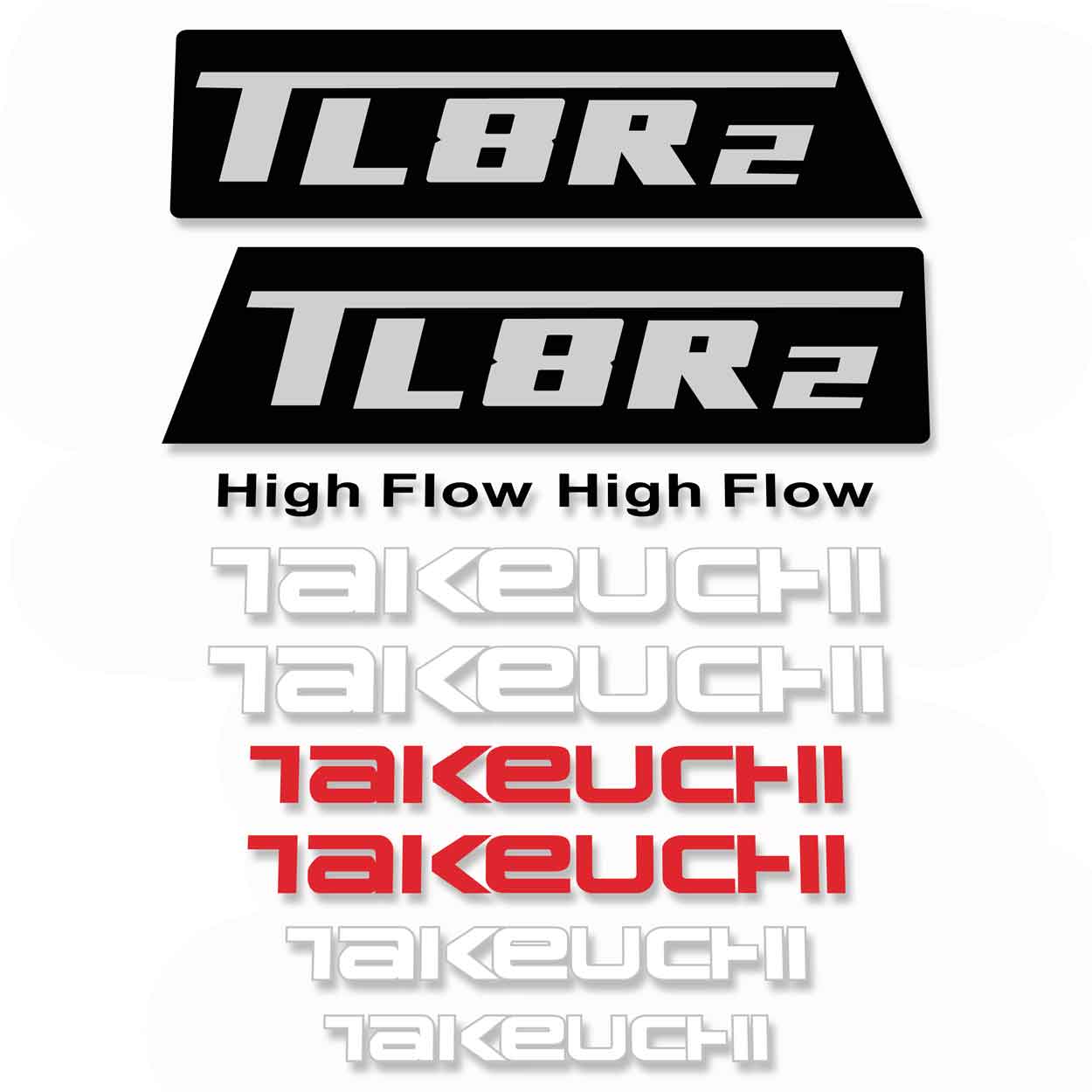 Takeuchi TL8R2 Decals
