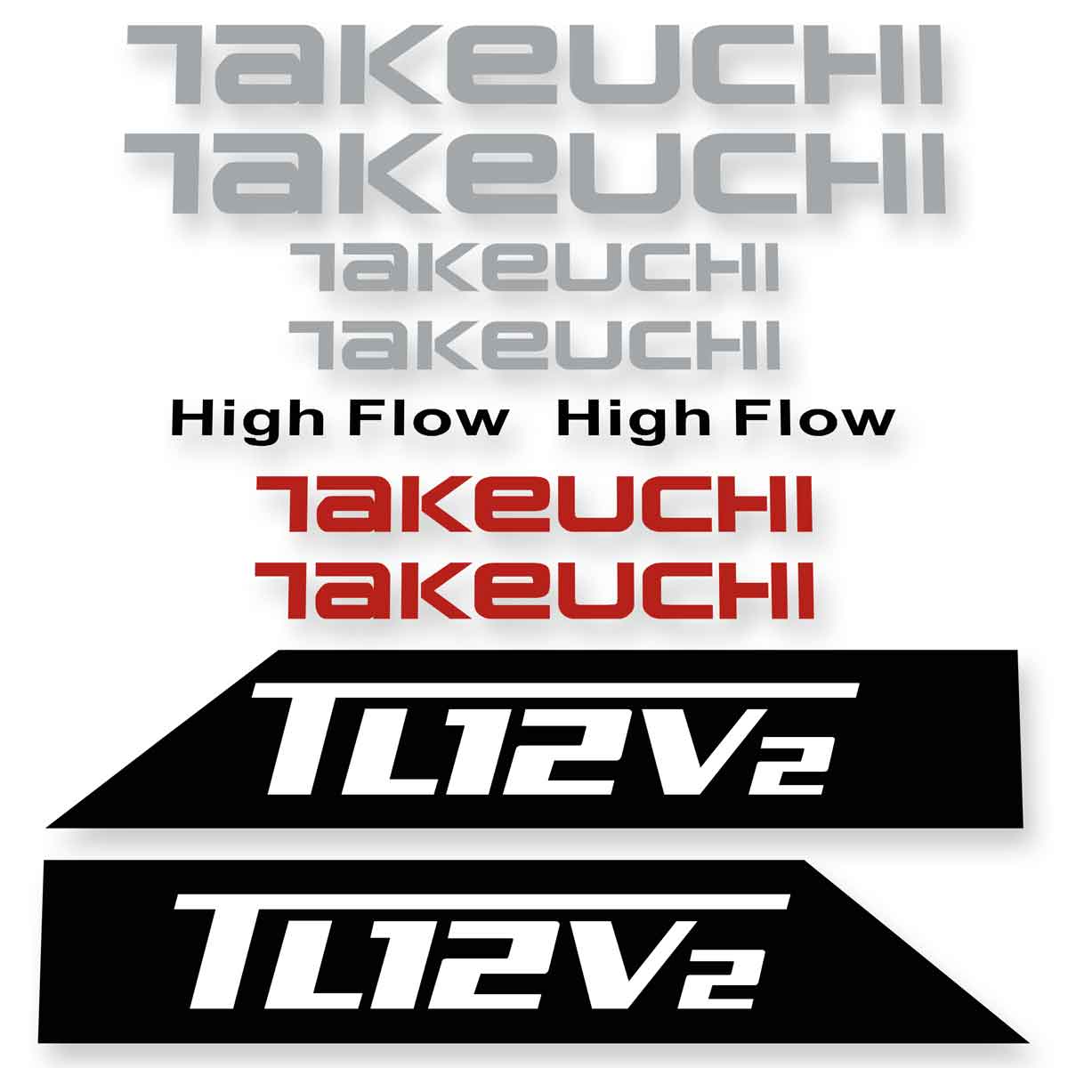Takeuchi TL12V2 Decals