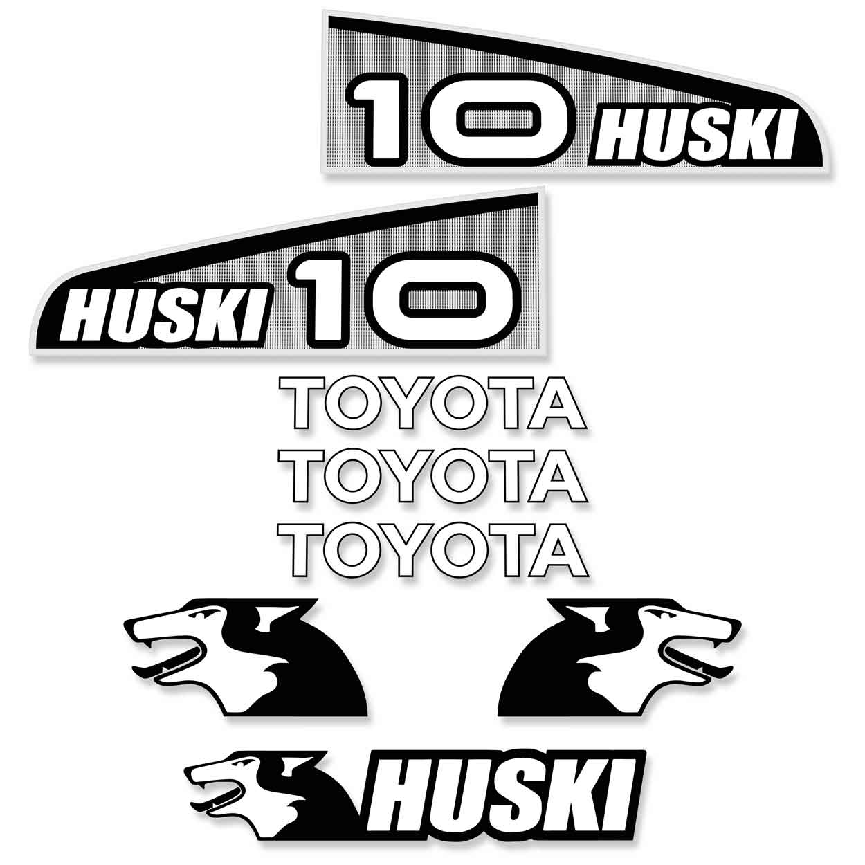 Toyota Huski 5SDK10 Decal Kit