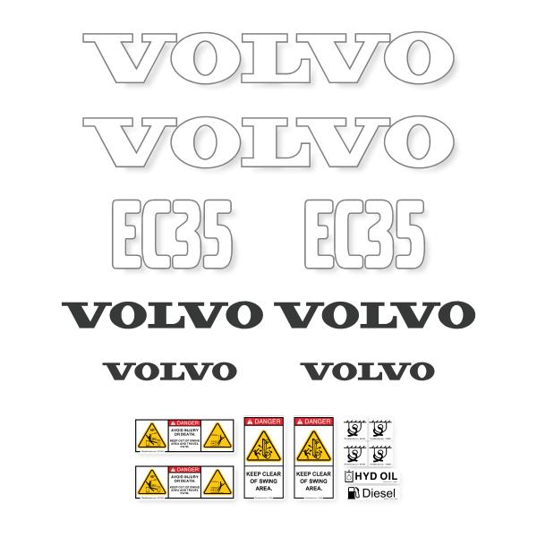 Volvo EC35 Decal Kit