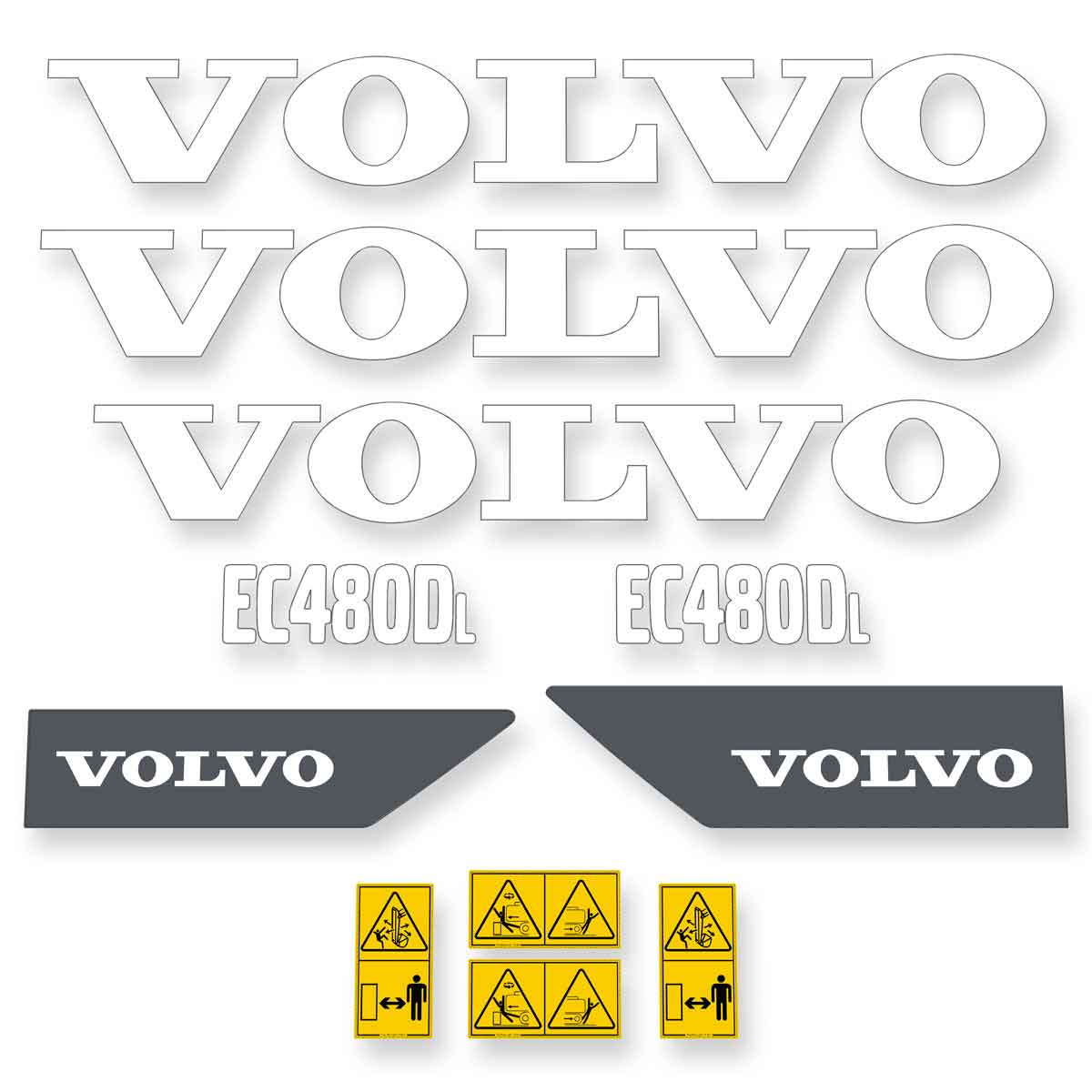 Volvo EC480DL Decals