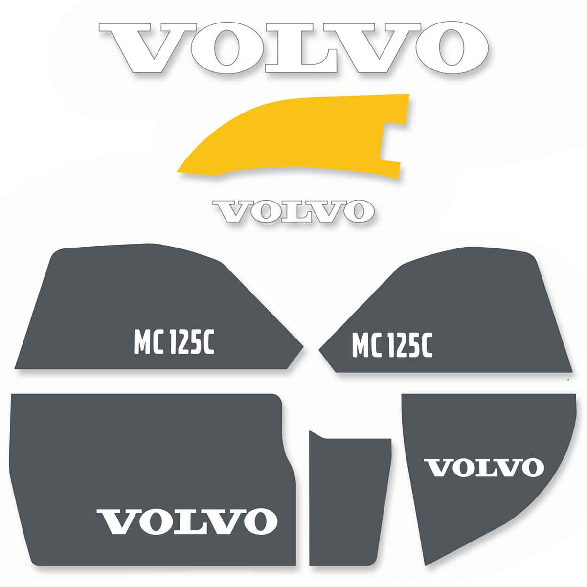 Volvo MC 125C Decals