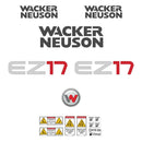 Wacker Neuson EZ17 Decal Kit - Mini Excavator