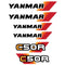 Yanmar C50R Decal Kit - Tracked Dumper