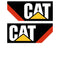 CAT 120M Decals Stickers Set