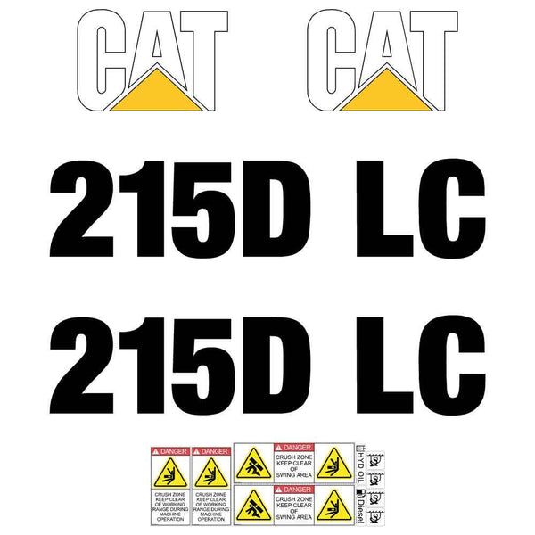 215D LC Decals Stickers