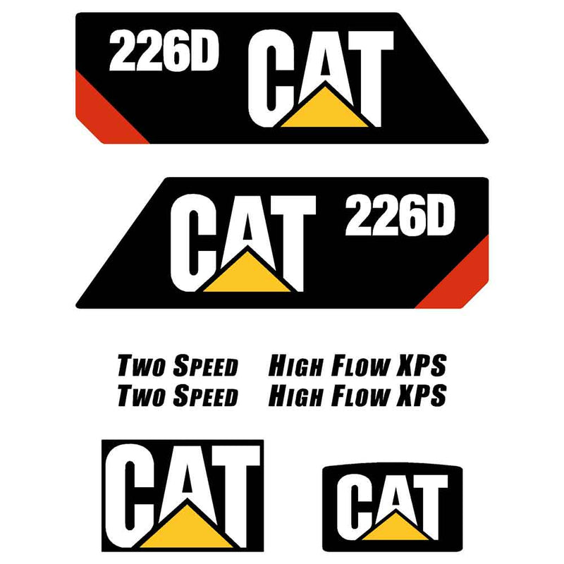 CAT 226D Decal Kit