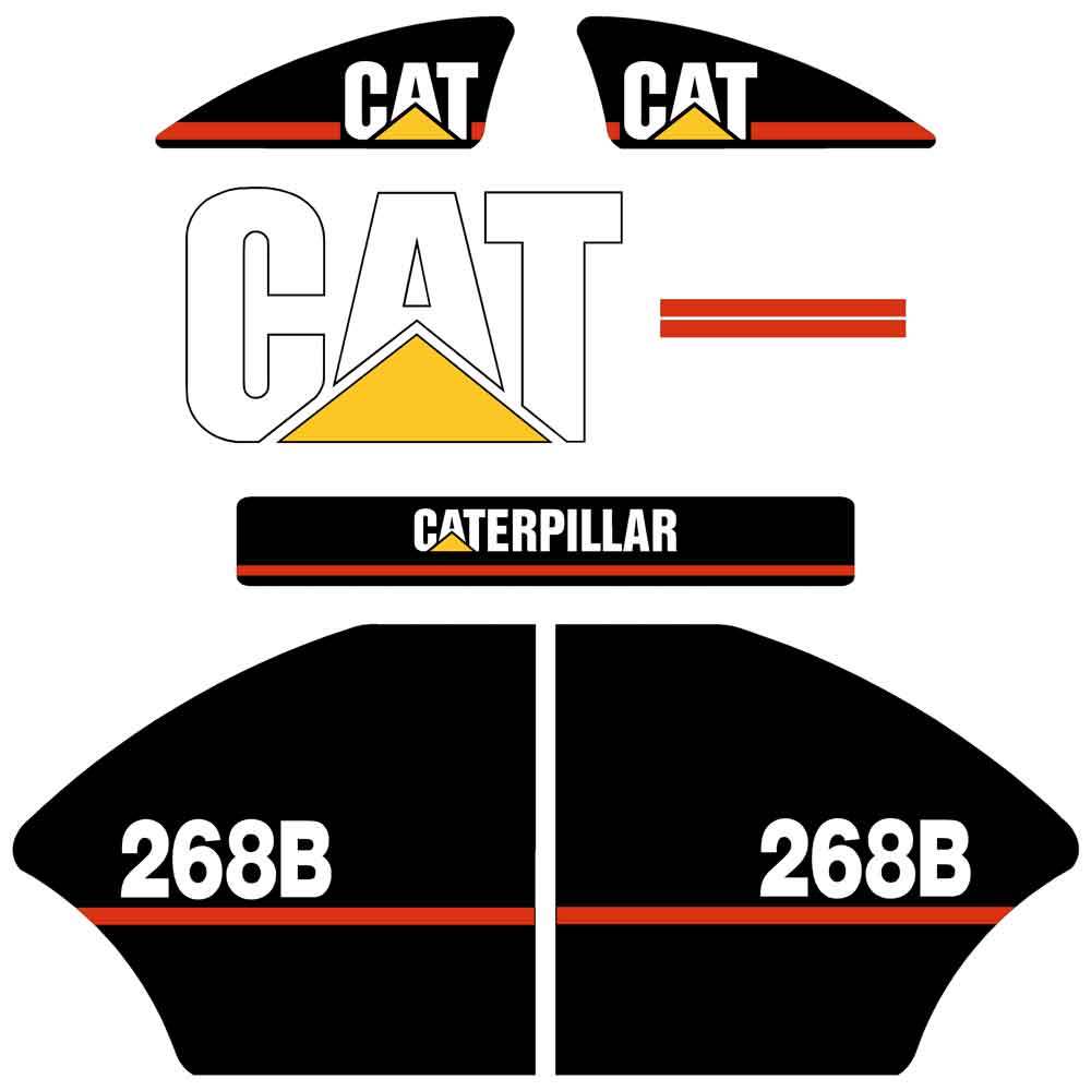 268B Decals Stickers
