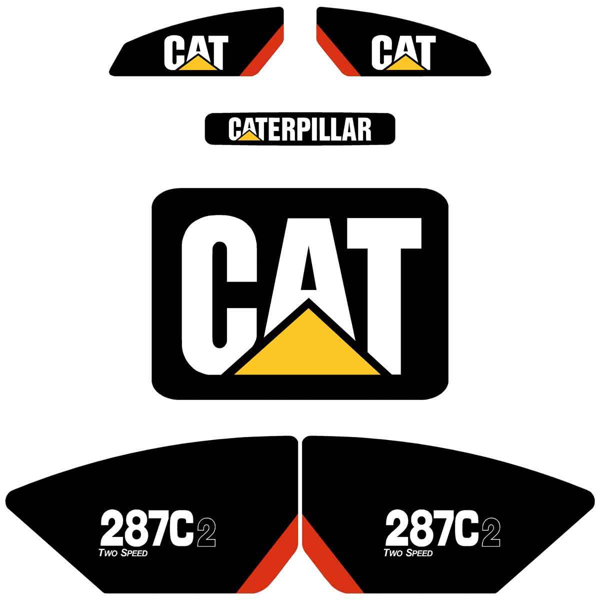 287C2 Decals Stickers