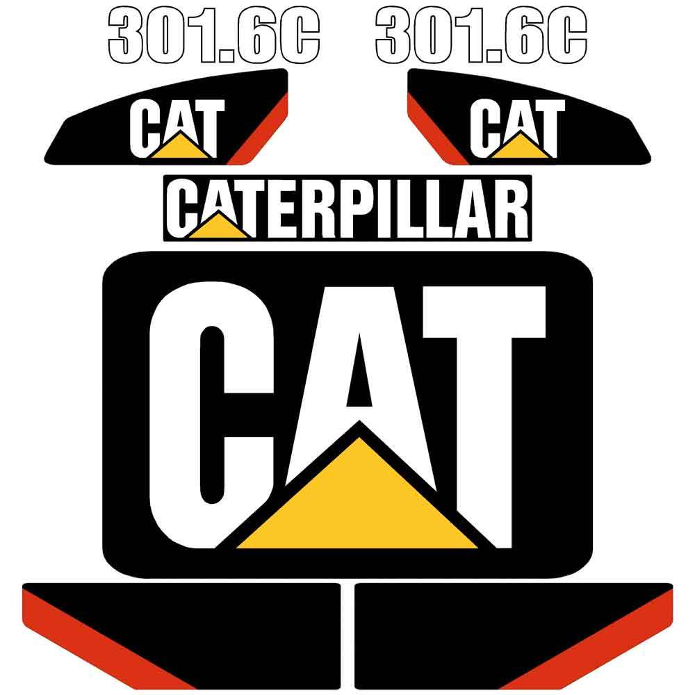 301.6C Decal Sticker Set