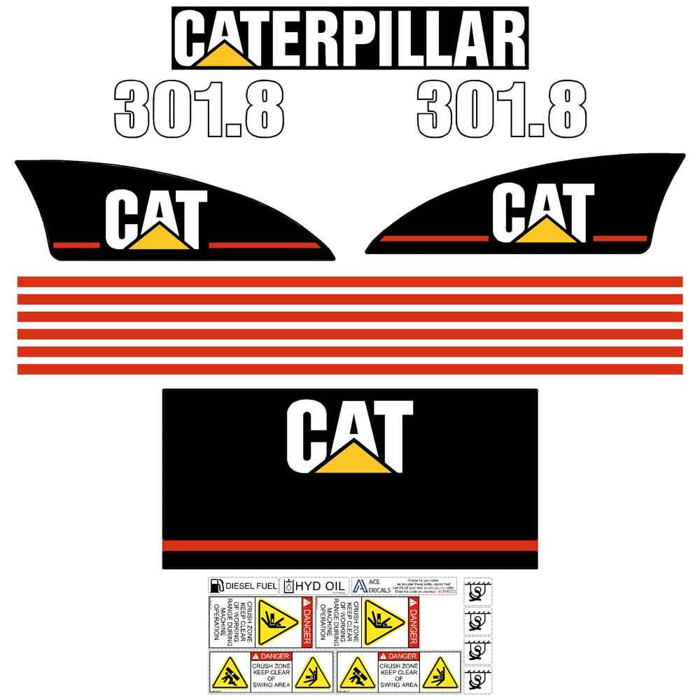 301.8 Decals Stickers