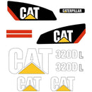 320D L Decal Sticker Set