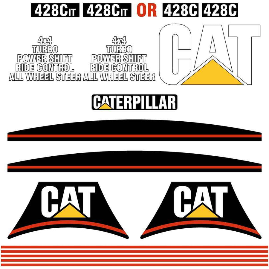 428C Loader Decal Set / Sticker Kit