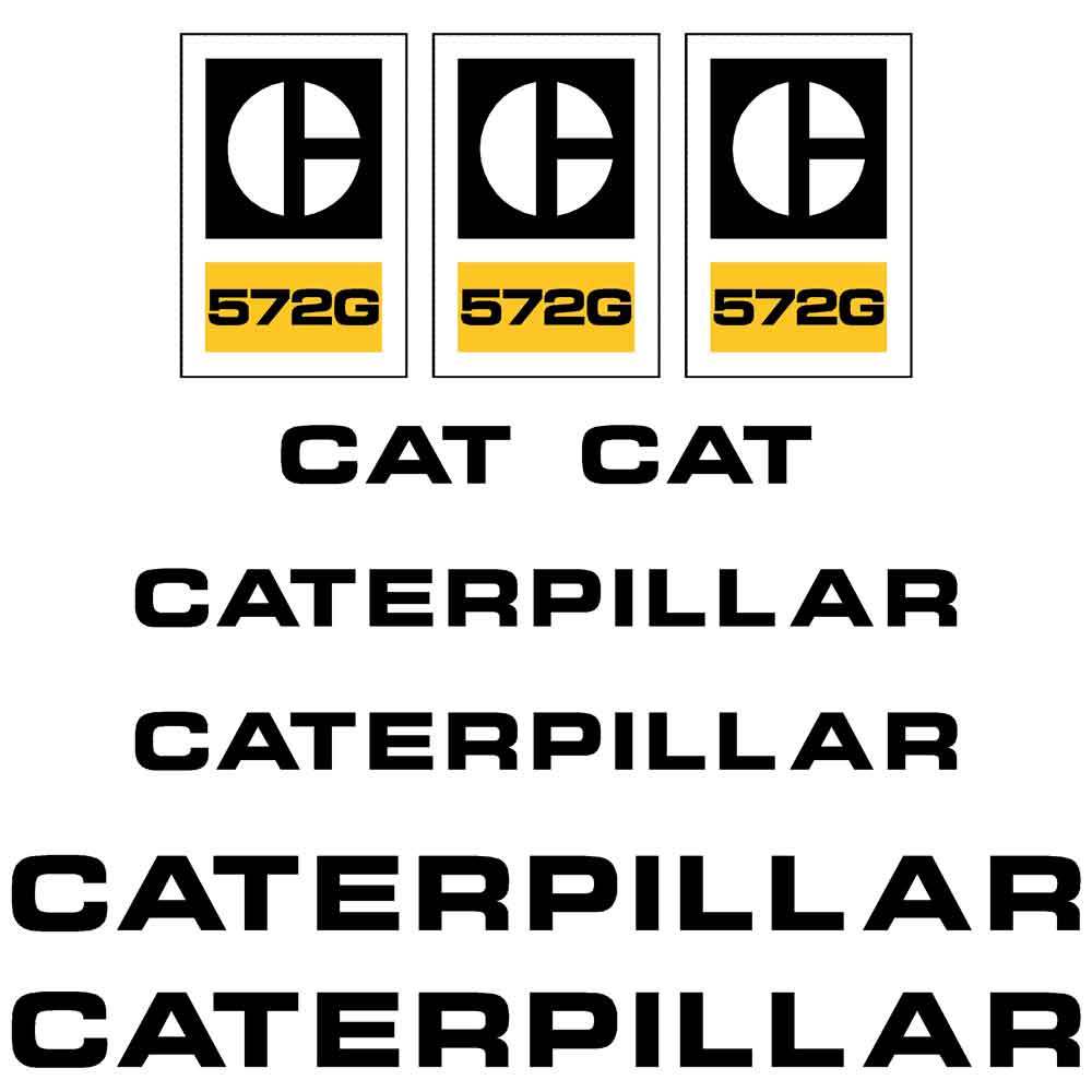 572G Decals Stickers