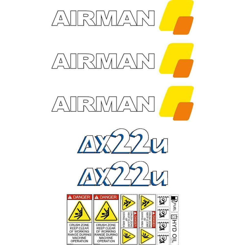 Airman AX22u-4 Decals