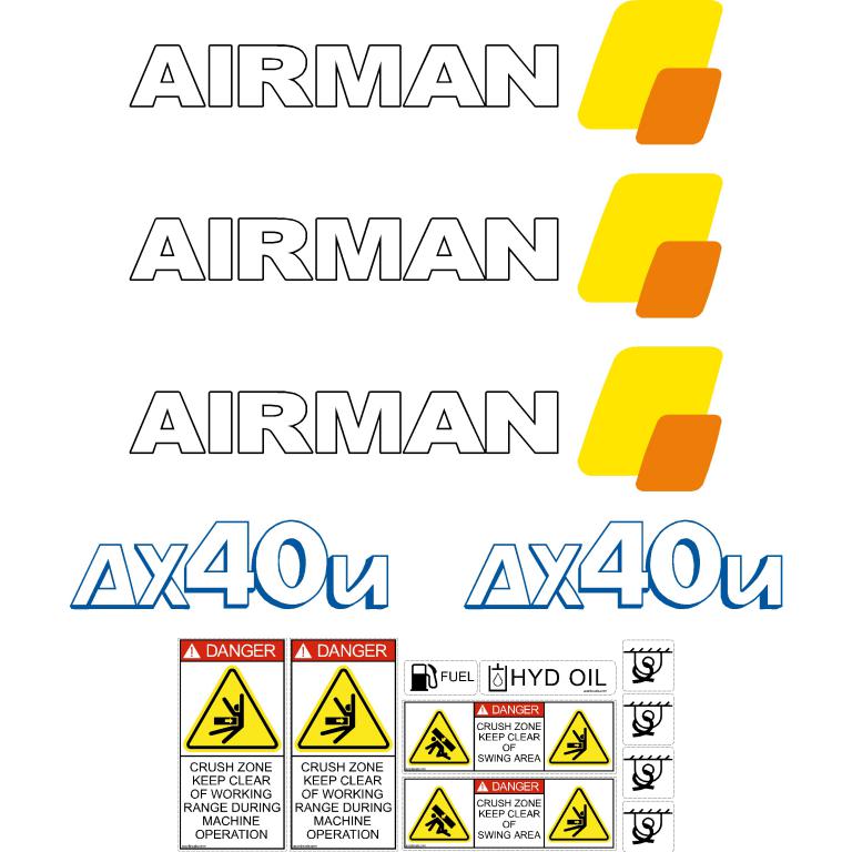 Airman AX40u-4 Decals