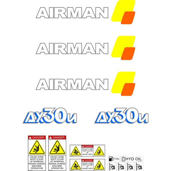 Airman AX30U-5 Decals