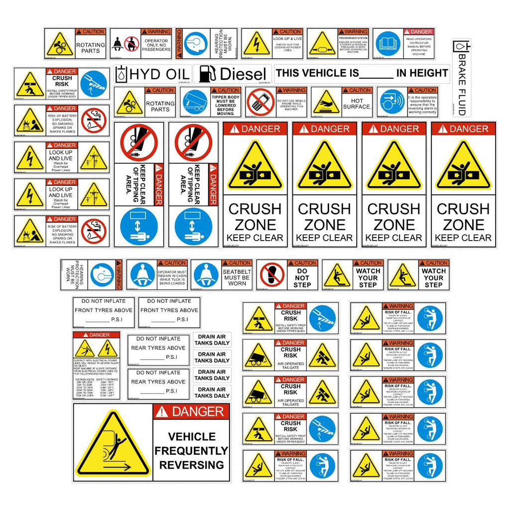 Safety Sticker Kits