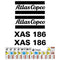 Atlas Copco XAS186 Decals Stickers Set