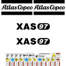 Atlas Copco XAS96 Later Decals