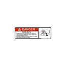 Danger Keep Out Under Lift Arms Bobcat Decal 6702302
