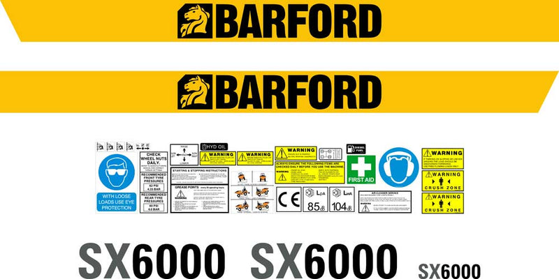 Barford SX6000 Decals