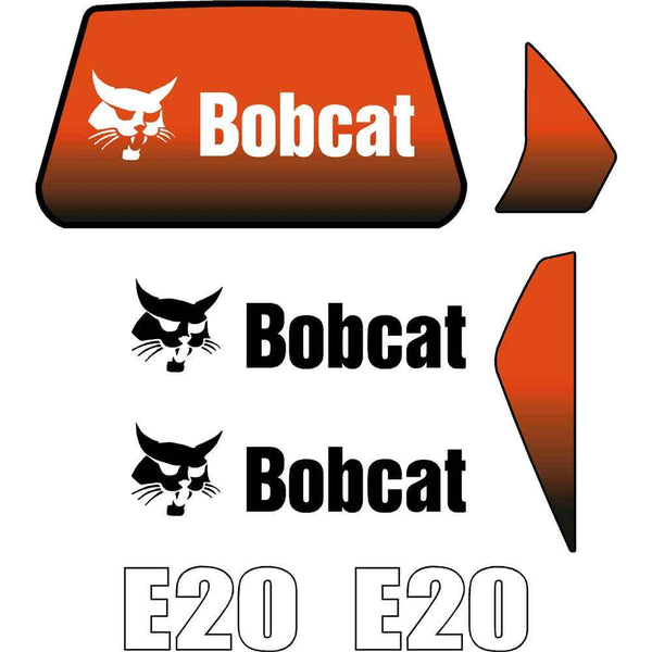 Bobcat E20 Decals 