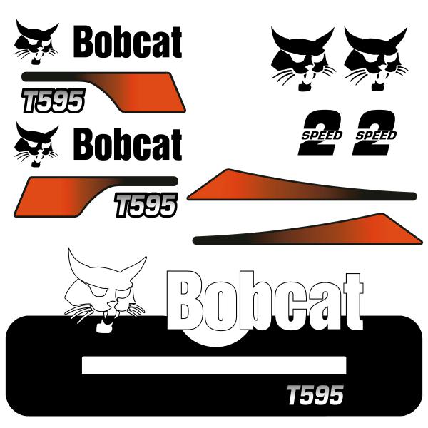 Bobcat T595 V2 Decals 