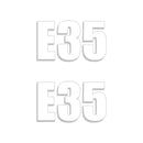 Bobcat E35 Model Number Decals