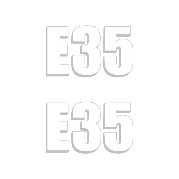Bobcat E35 Model Number Decals