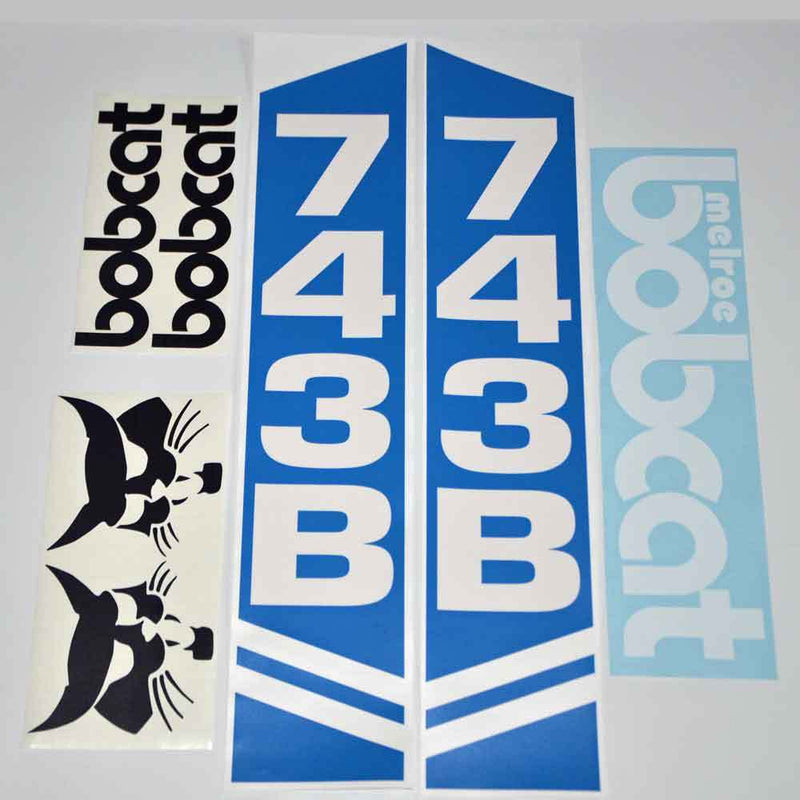 Bobcat Melroe 743B Decal Set