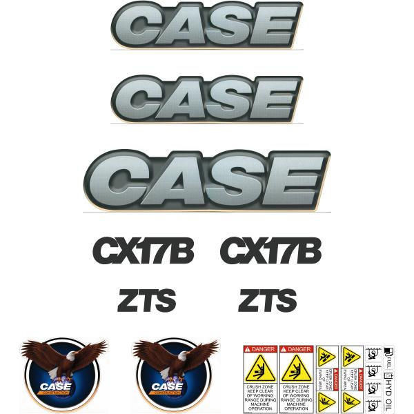 Case CX17B Decals