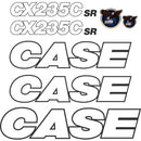 Case CX235C SR Later Decals