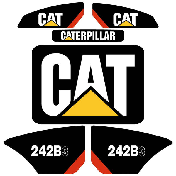 CAT 242B3 Decals Stickers
